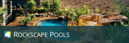 Rockscape Style Pools & Spas by 360 Exteriors Pool Builders