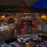 Aurora Charcoal Built-in Complete Outdoor Kitchen