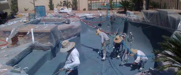 70 360 Exteriors Applying the Pools Interior Surface